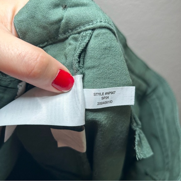 Madewell Olive Green Emmet Wide Leg Crop Pants Women’s 28 tall - Picture 11 of 11